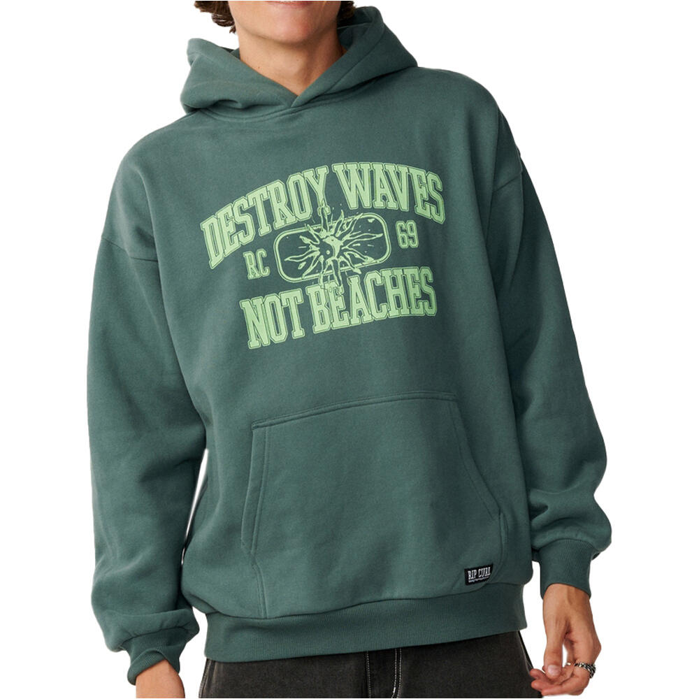 Rip Curl sudadera hombre DISORDER HOOD vista frontal