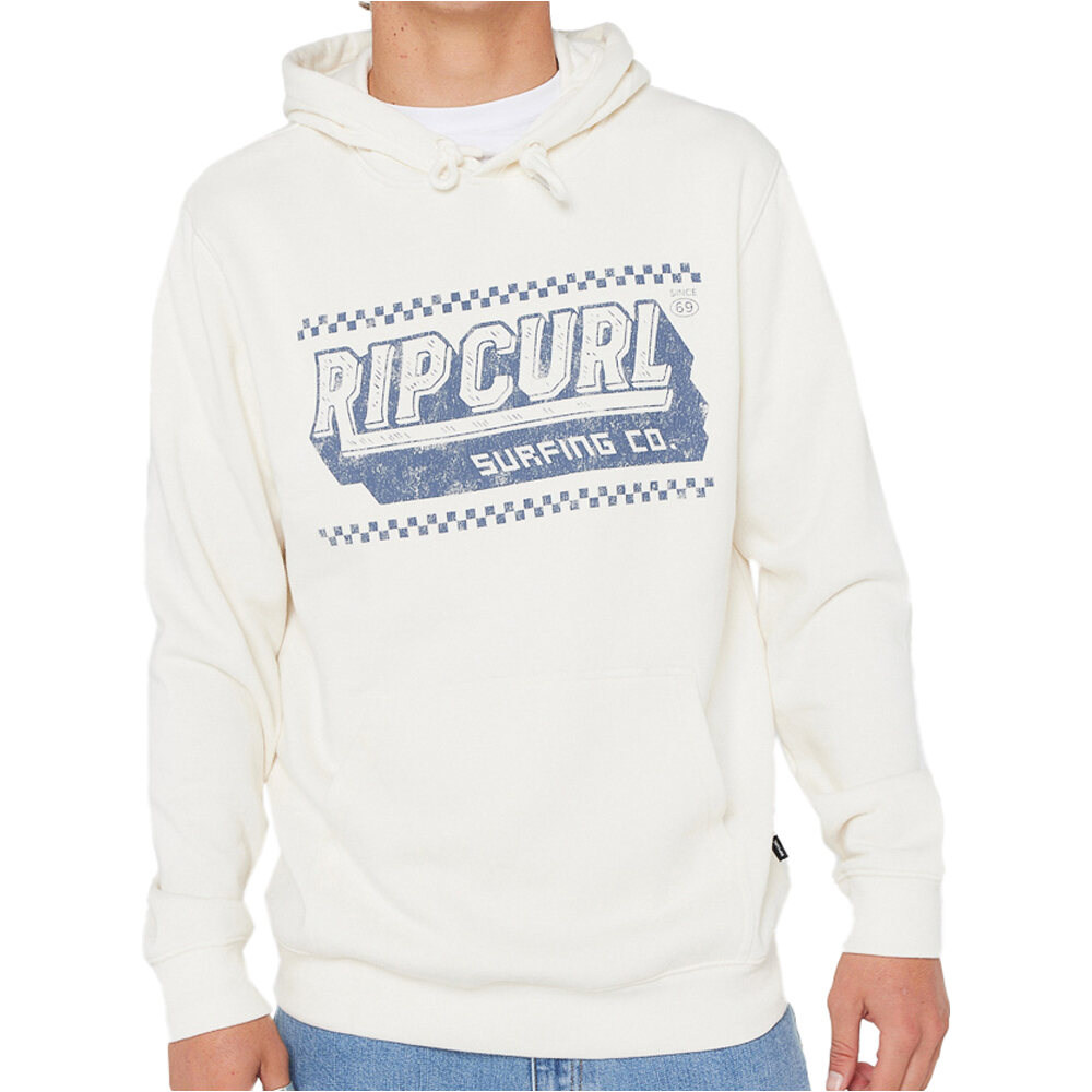 Rip Curl sudadera hombre DOWN THE LINE HOOD vista frontal