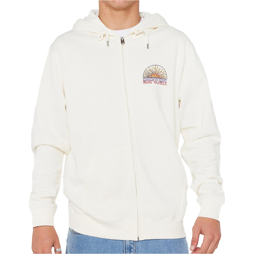 Rip Curl sudadera hombre GRATEFUL SHRED ZIP HOOD vista frontal