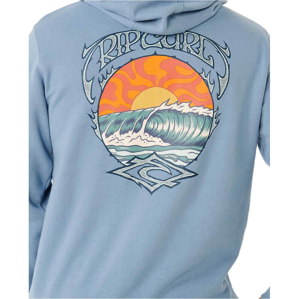 Rip Curl sudadera hombre HAZEY DAYS ZIP THRU vista detalle