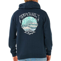 Rip Curl sudadera hombre HAZEY DAYS ZIP THRU vista trasera