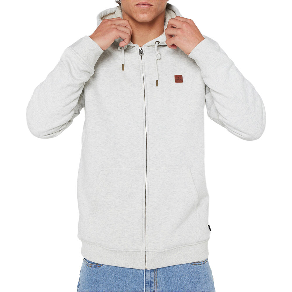 Rip Curl sudadera hombre ICONS LINED ZIP THRU HOOD vista frontal
