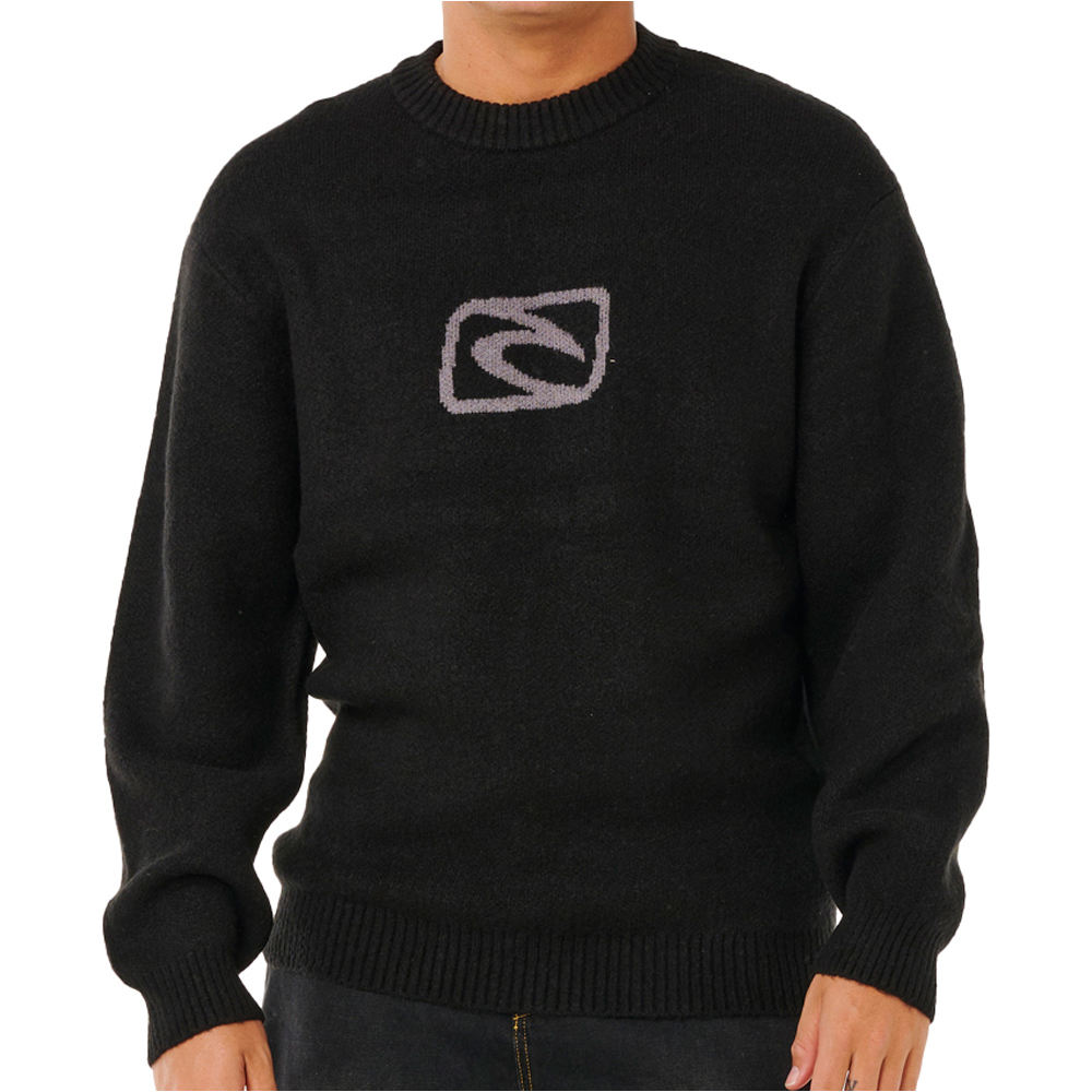 Rip Curl sudadera hombre INNER VISIONS KNIT CREW vista frontal
