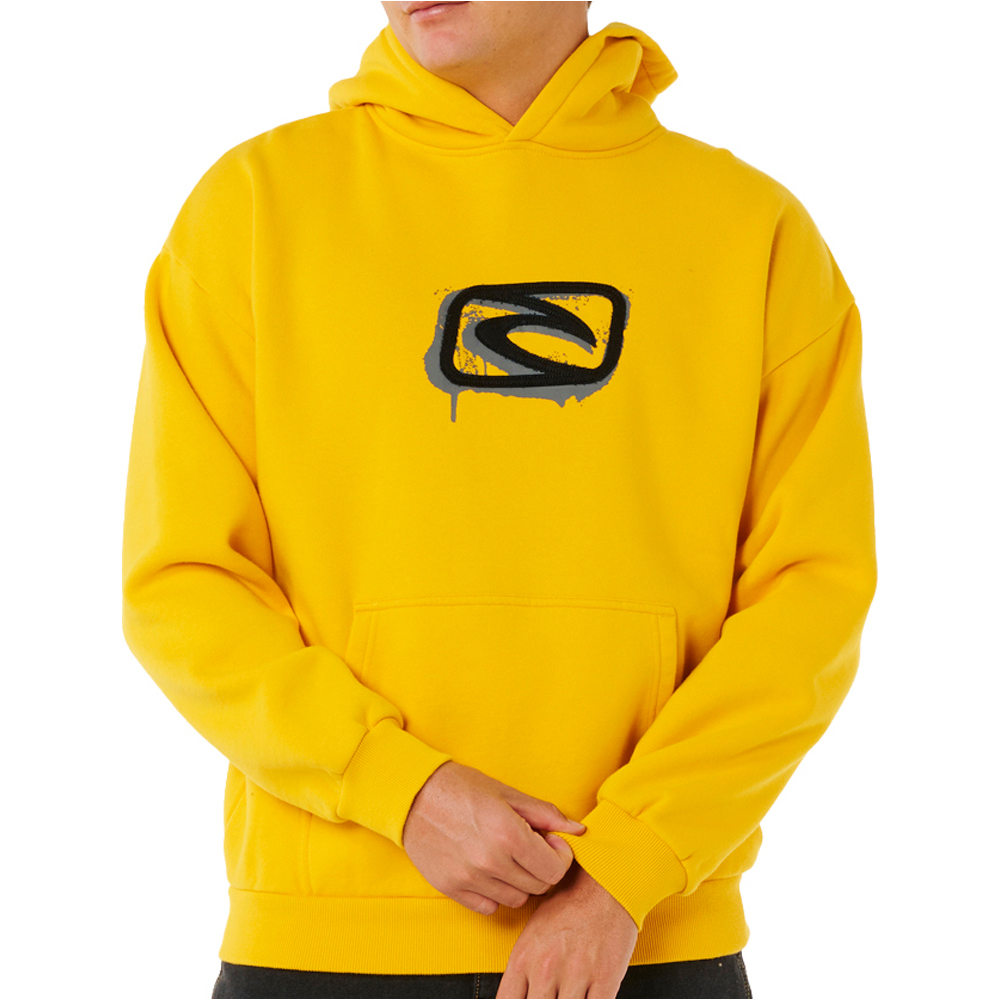 Rip Curl sudadera hombre MEDINA INNER VISIONS HOOD vista frontal