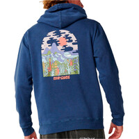 Rip Curl sudadera hombre PACIFIC RINSE HIGGINS HOOD vista trasera
