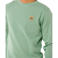 Rip Curl sudadera hombre PACIFIC RINSE PATCH CREW vista detalle
