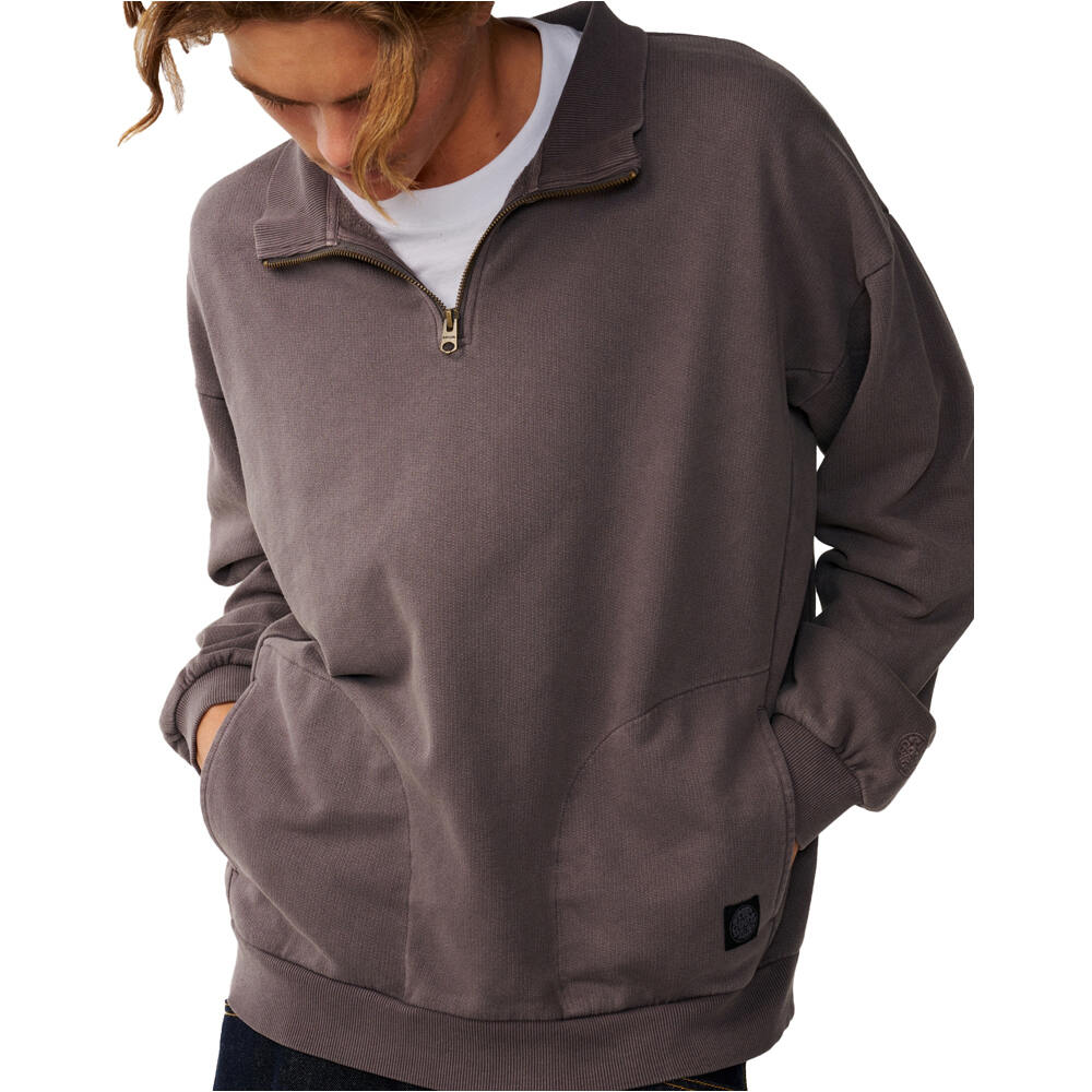 Rip Curl sudadera hombre PREMIUM SURF QTR ZIP CREW vista detalle