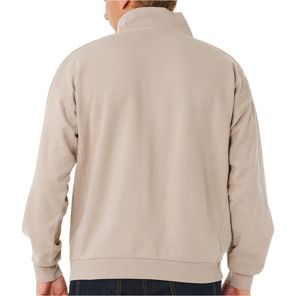 Rip Curl sudadera hombre PREMIUM SURF QTR ZIP CREW vista trasera