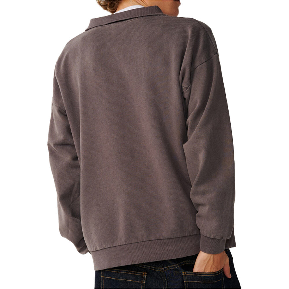 Rip Curl sudadera hombre PREMIUM SURF QTR ZIP CREW vista trasera