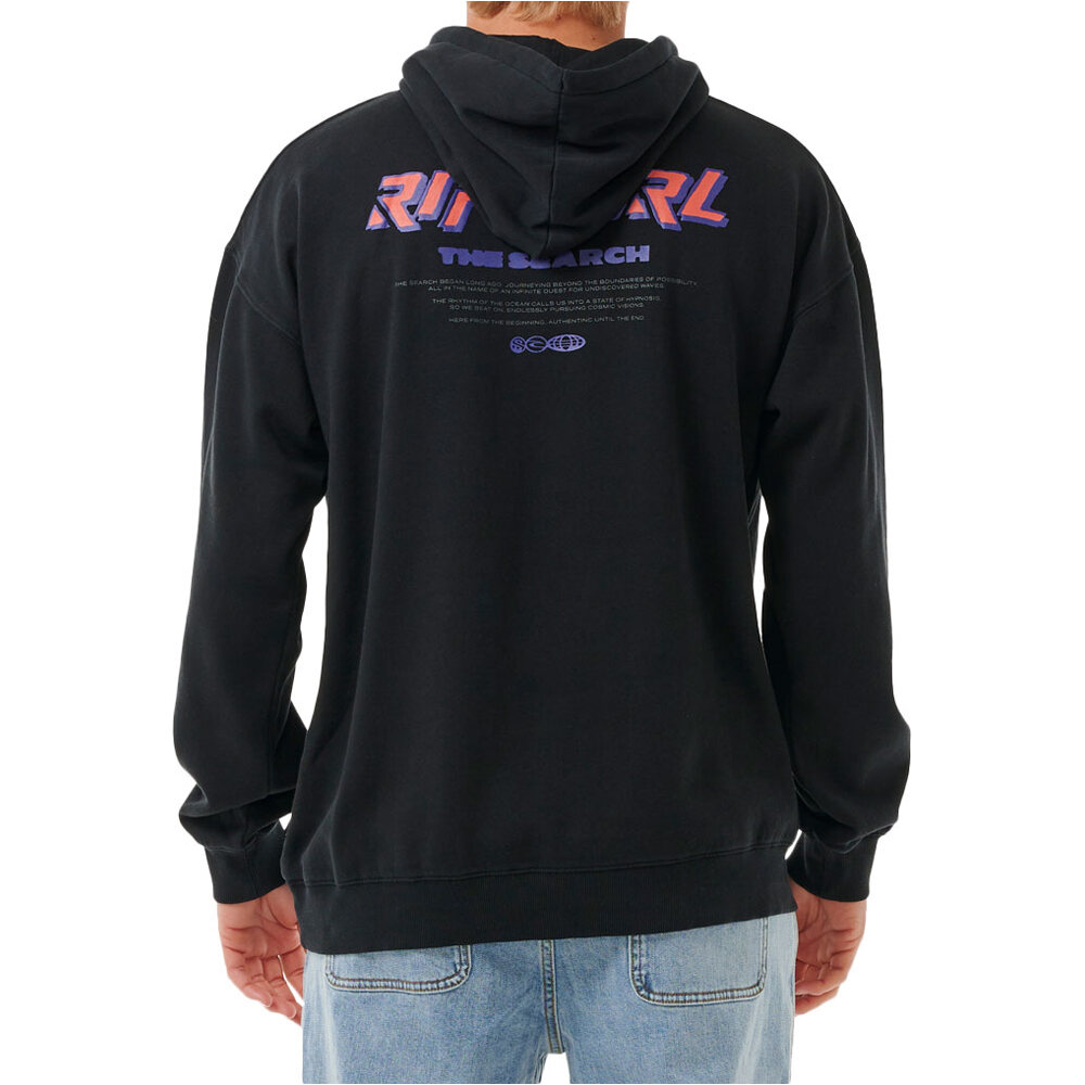 Rip Curl sudadera hombre QUEST HOOD vista trasera