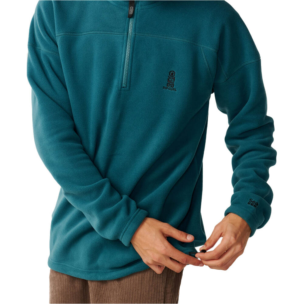 Rip Curl sudadera hombre S-SERIES POLARTEC CREW vista detalle