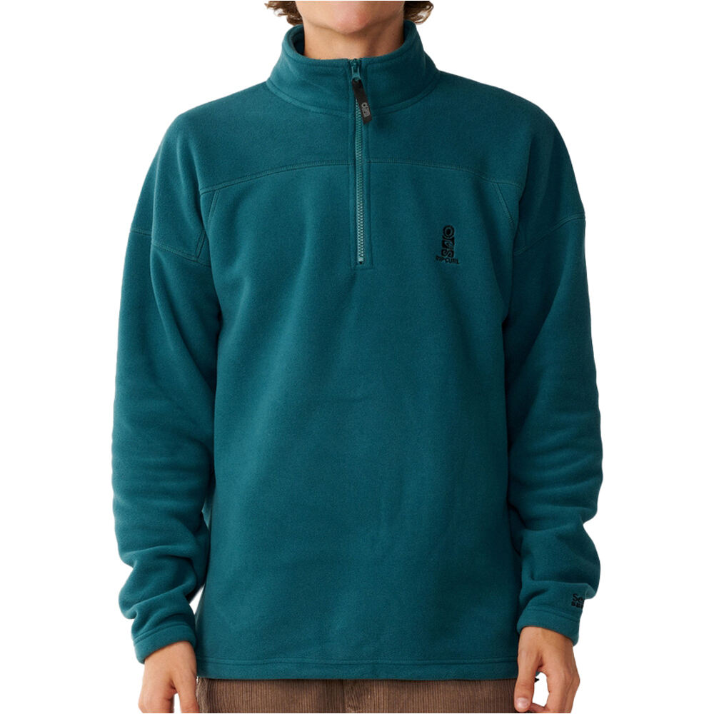 Rip Curl sudadera hombre S-SERIES POLARTEC CREW vista frontal