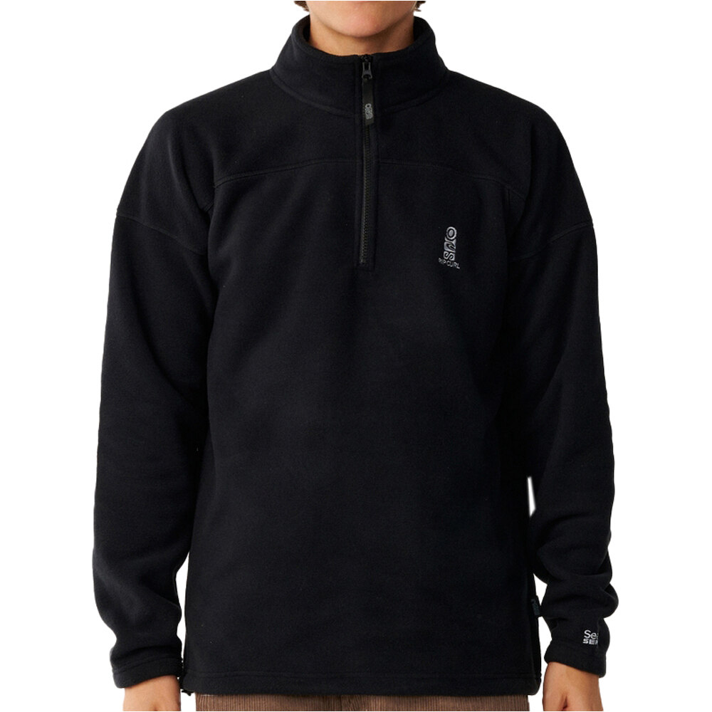 Rip Curl sudadera hombre S-SERIES POLARTEC CREW vista frontal