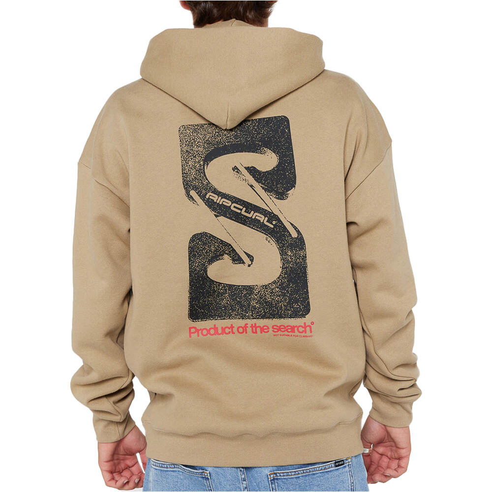 Rip Curl sudadera hombre SEARCH GEAR HOOD vista trasera