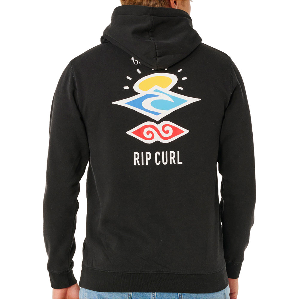 Rip Curl sudadera hombre SEARCH ICON HOOD vista trasera