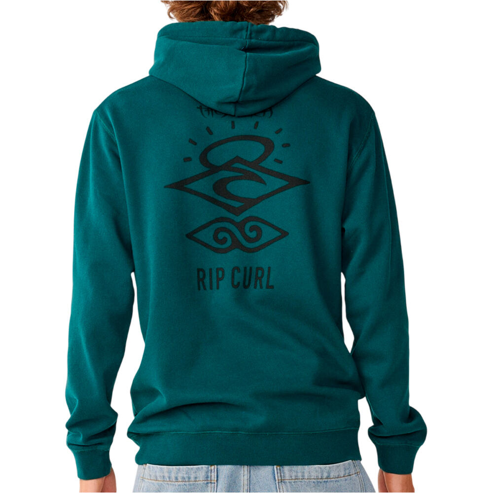 Rip Curl sudadera hombre SEARCH ICON HOOD vista trasera