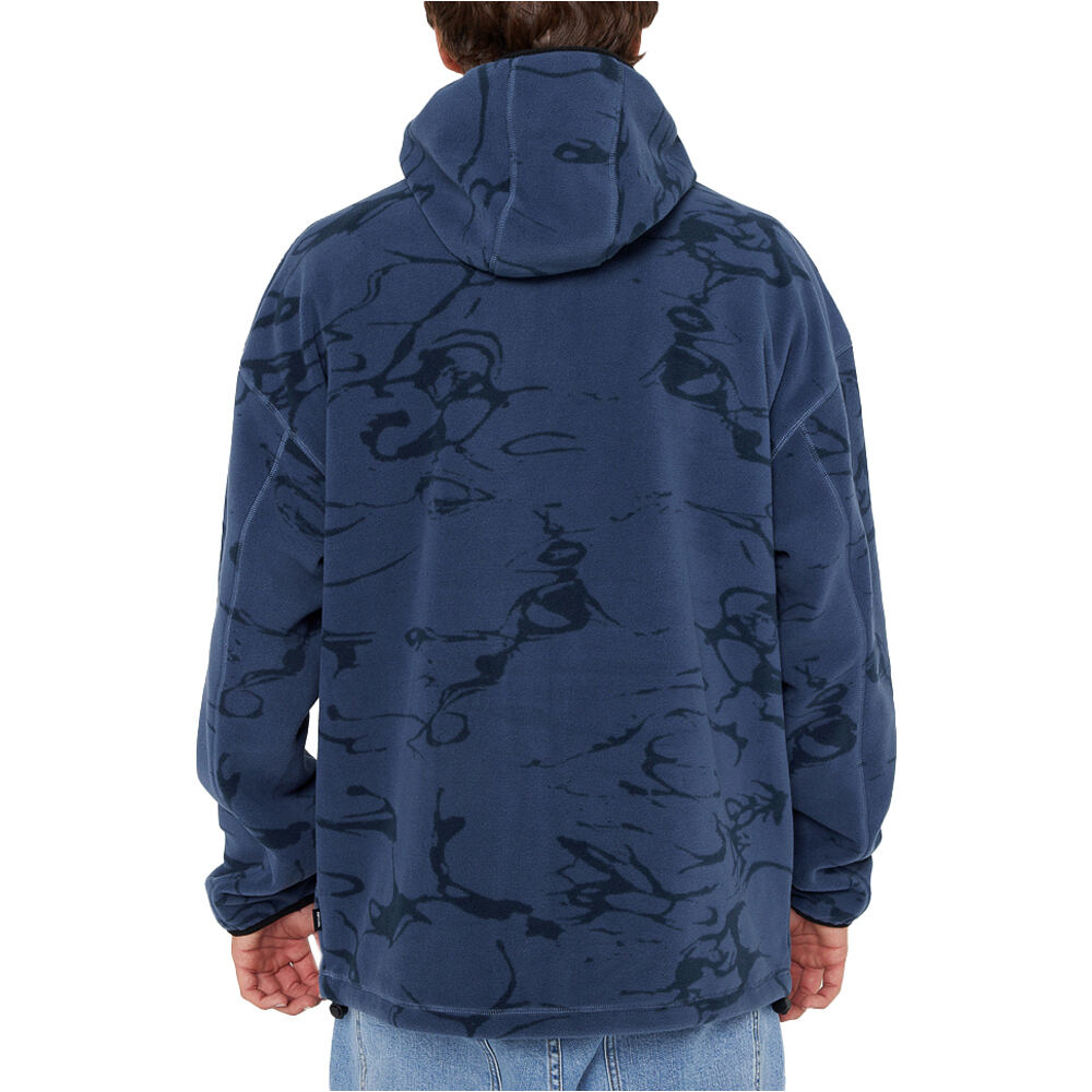 Rip Curl sudadera hombre SEARCH LIGHT POLAR HOOD vista trasera