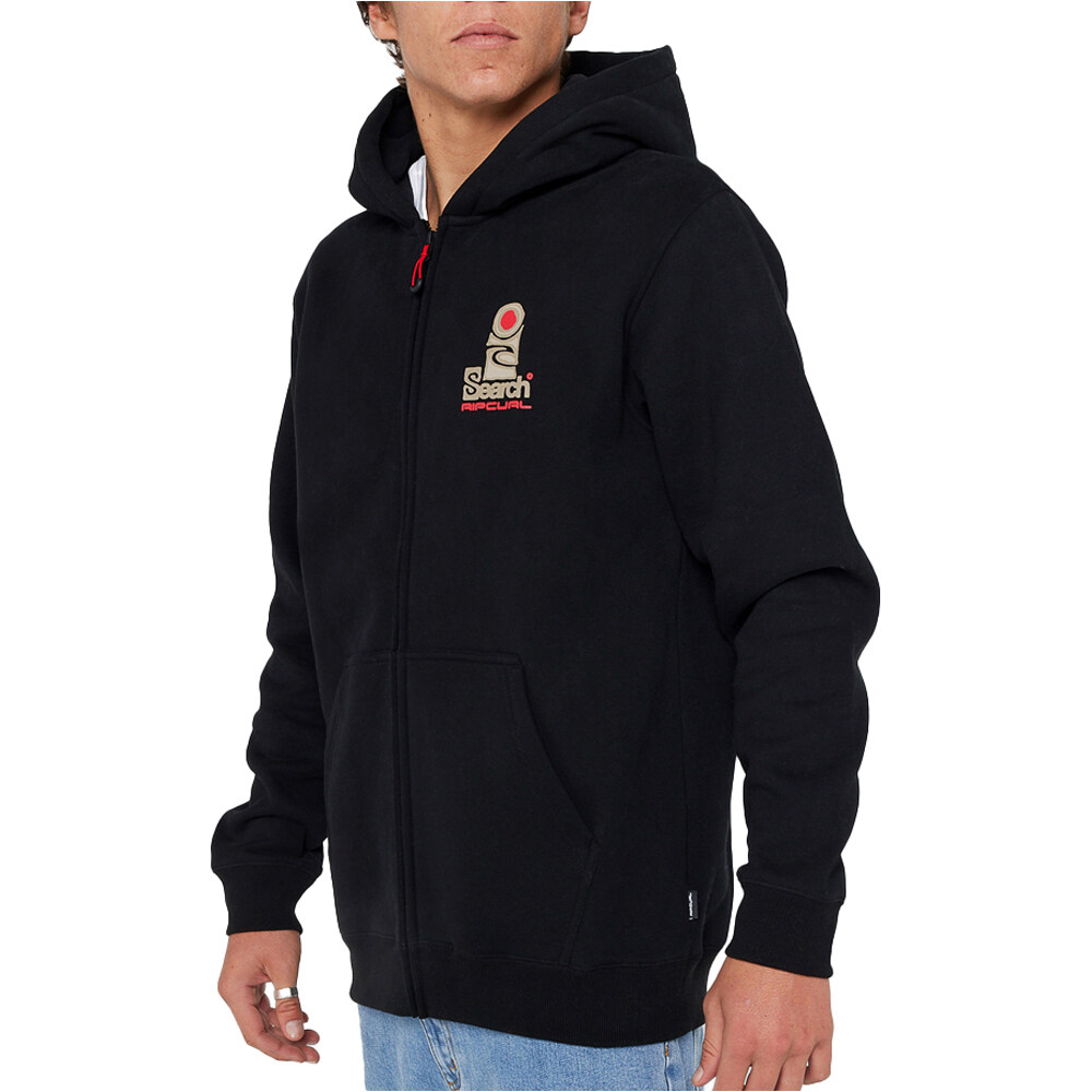 Rip Curl sudadera hombre SEARCH ZIP THRU HOOD vista frontal