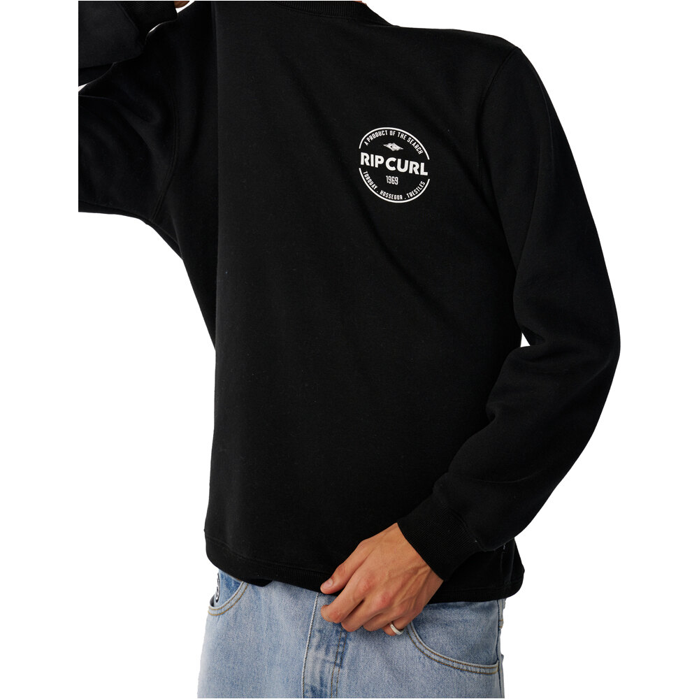 Rip Curl sudadera hombre STAPLE CREW vista detalle