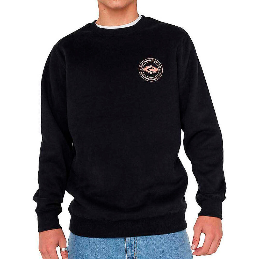 Rip Curl sudadera hombre STAPLE CREW vista frontal
