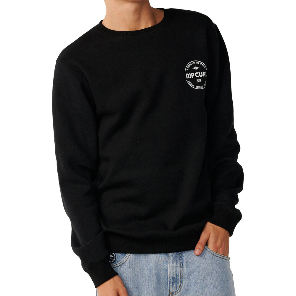Rip Curl sudadera hombre STAPLE CREW vista frontal