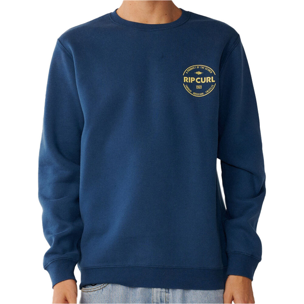 Rip Curl sudadera hombre STAPLE CREW vista frontal