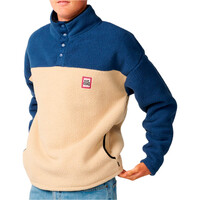 Rip Curl sudadera hombre STREAMLINE HALF COLAR POLAR vista detalle