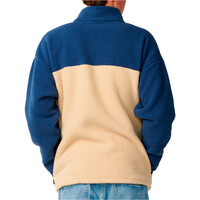 Rip Curl sudadera hombre STREAMLINE HALF COLAR POLAR vista trasera