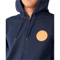 Rip Curl sudadera hombre STREAMLINE ZIP THRU FLEECE vista detalle