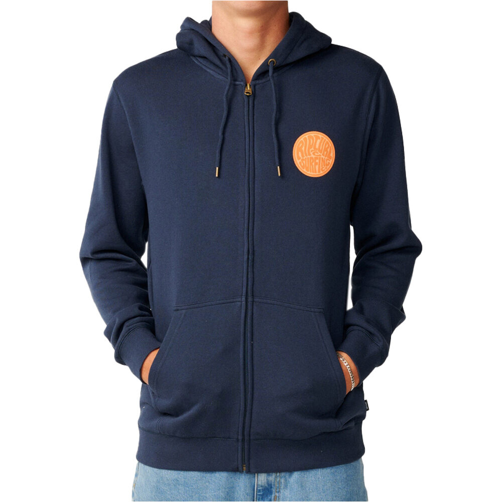 Rip Curl sudadera hombre STREAMLINE ZIP THRU FLEECE vista frontal