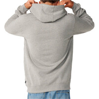 Rip Curl sudadera hombre STREAMLINE ZIP THRU FLEECE vista trasera