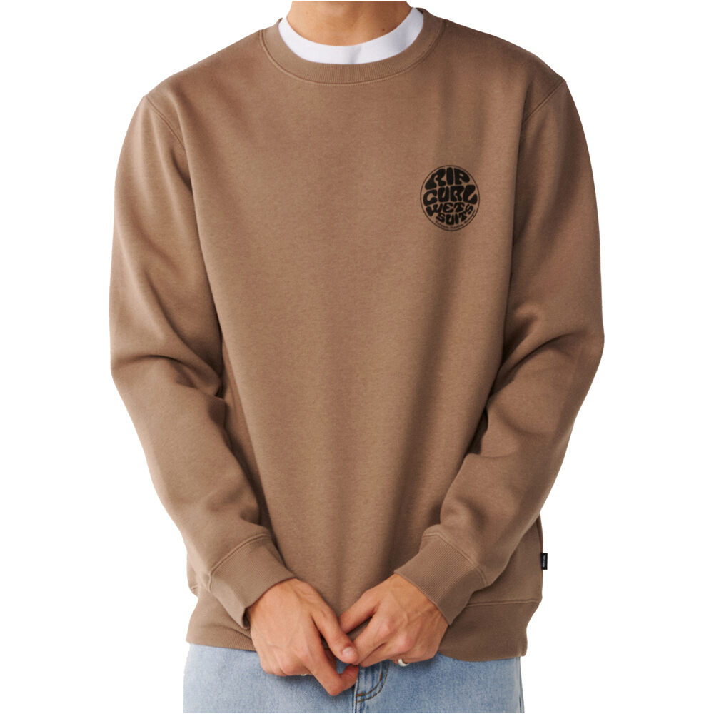 Rip Curl sudadera hombre WETSUIT ICON CREW vista frontal