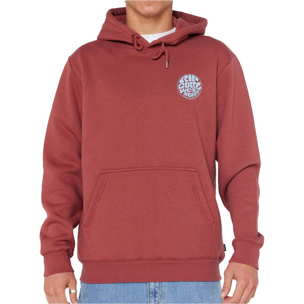Rip Curl sudadera hombre WETSUIT ICON HOOD vista frontal