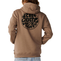 Rip Curl sudadera hombre WETSUIT ICON HOOD vista trasera