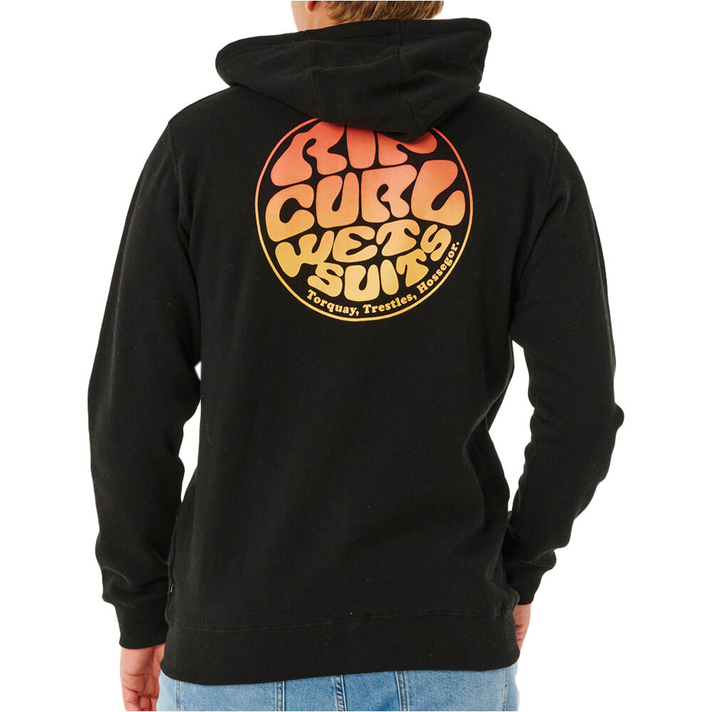 Rip Curl sudadera hombre WETTIE PASSAGE ICON ZIP THRU vista trasera