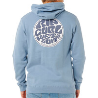 Rip Curl sudadera hombre WETTIE PASSAGE ICON ZIP THRU vista trasera