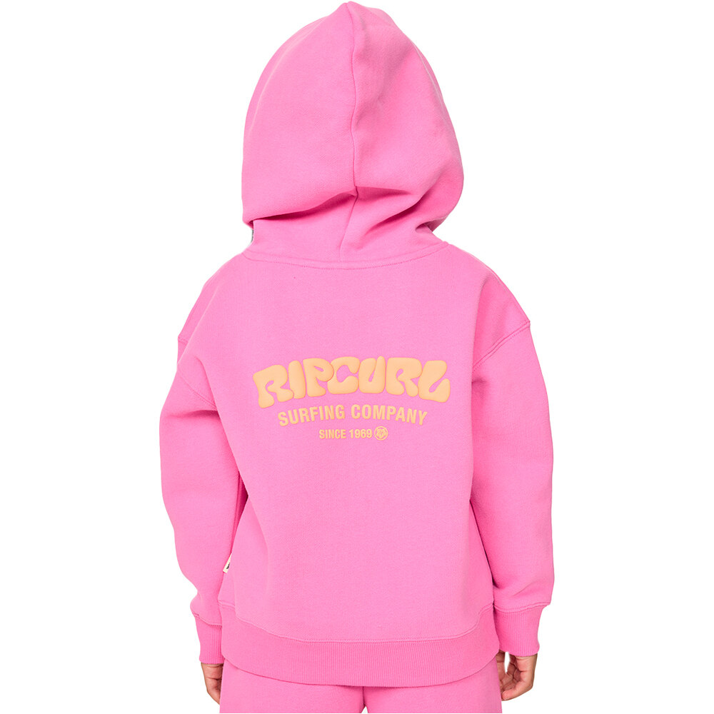 Rip Curl sudadera junior niña SURF PUFF HERITAGE HOOD-GIRL vista trasera