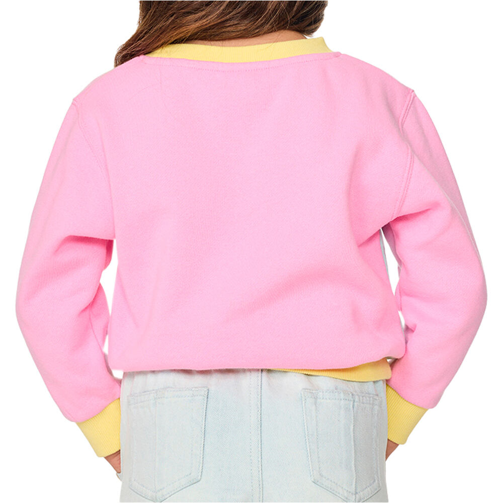 Rip Curl sudadera junior niña SURF WAVE CREW-GIRL vista trasera