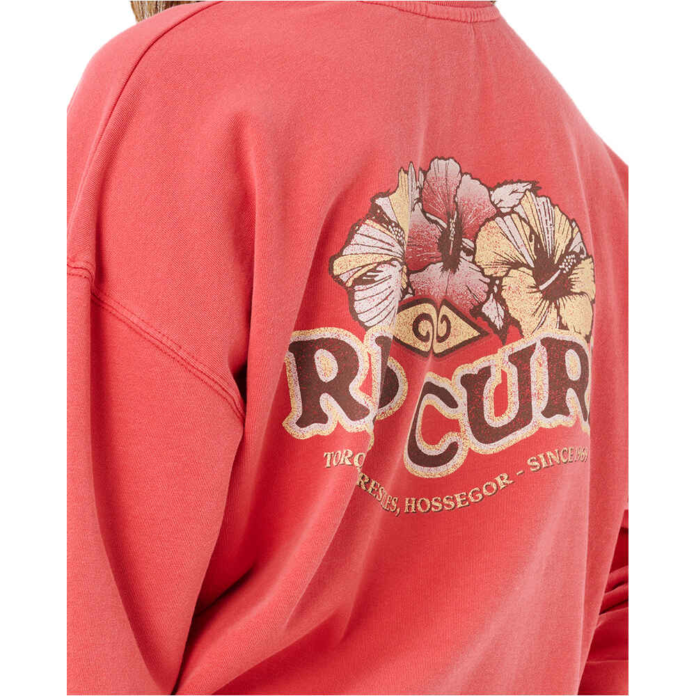 Rip Curl sudadera mujer BELLS HERITAGE CREW vista trasera