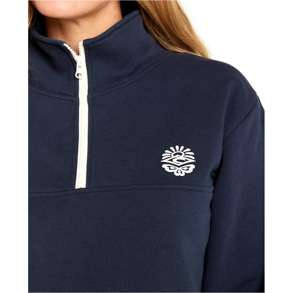 Rip Curl sudadera mujer FORTALEZA HALF ZIP FLEECE vista detalle