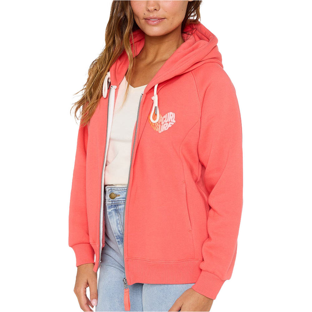 Rip Curl sudadera mujer GALICIA FULL ZIP FLEECE vista detalle