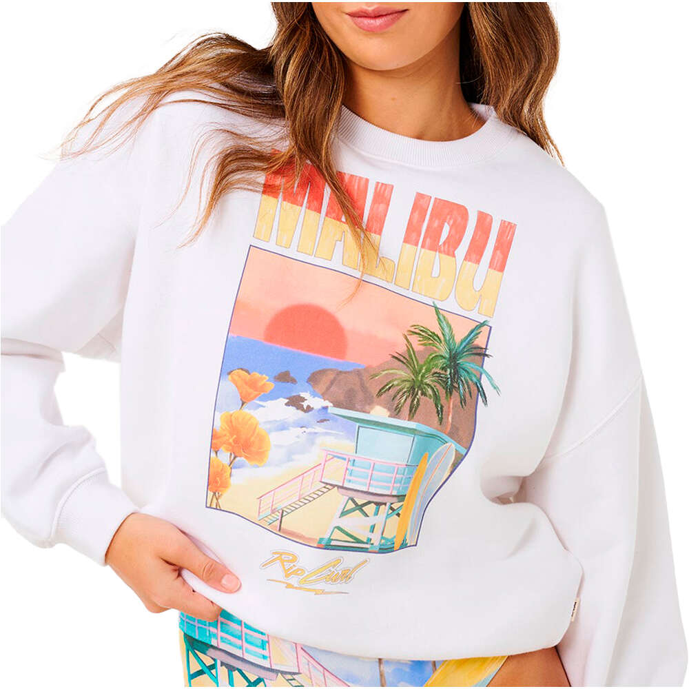 Rip Curl sudadera mujer HAYLEY O O/S DROP SHLDR CREW vista detalle