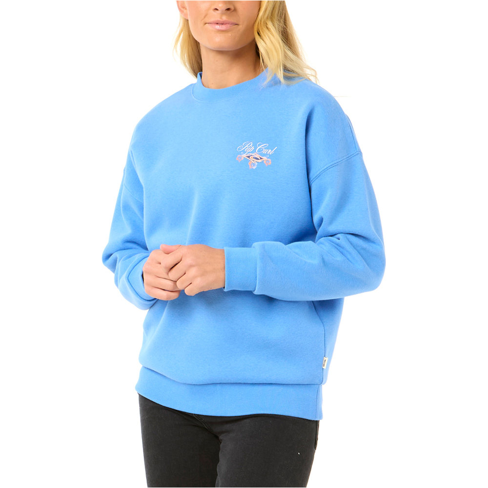 Rip Curl sudadera mujer HIBISCUS DIAMOND HERITAGE CREW vista detalle