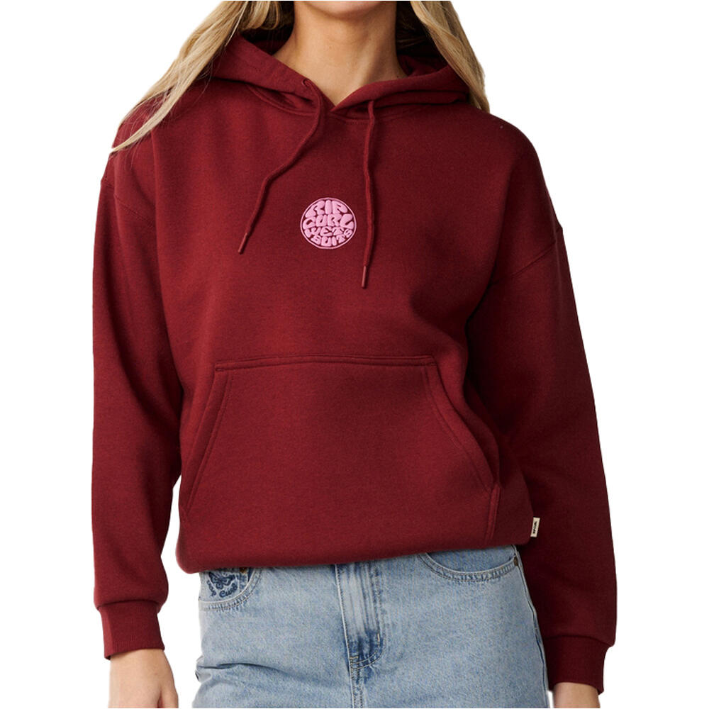 Rip Curl sudadera mujer ICONS OF SURF HERITAGE HOOD vista frontal