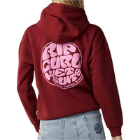 Rip Curl sudadera mujer ICONS OF SURF HERITAGE HOOD vista trasera