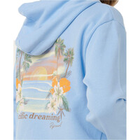 Rip Curl sudadera mujer POOLSIDE ZIP THRU RELAXED HOOD vista detalle