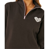 Rip Curl sudadera mujer RC HEART HALF ZIP FLEECE vista detalle