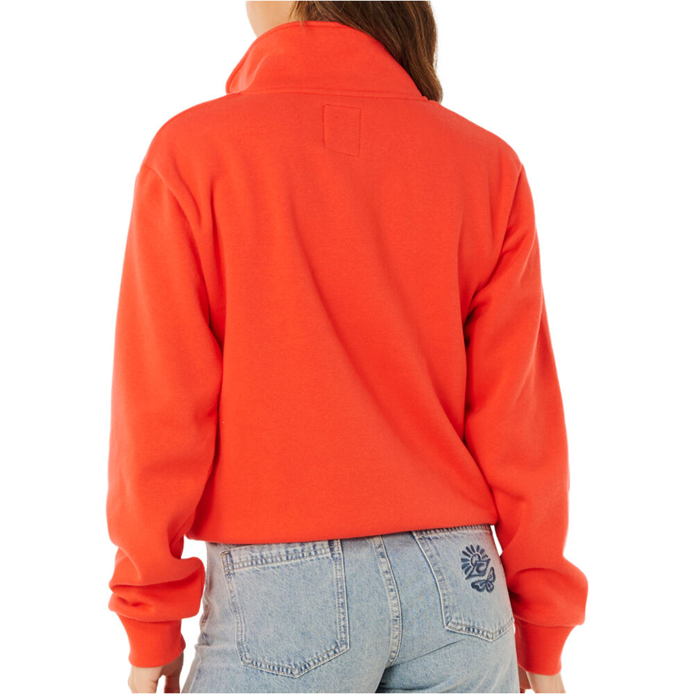 Rip Curl sudadera mujer RC HEART HALF ZIP FLEECE vista trasera