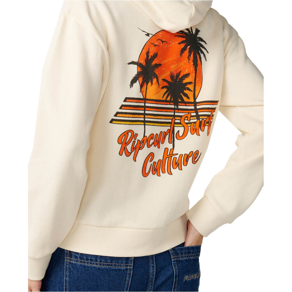 Rip Curl sudadera mujer SURF CULTURE STANDARD ZIP THRU vista detalle