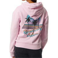 Rip Curl sudadera mujer SURF CULTURE STANDARD ZIP THRU vista trasera